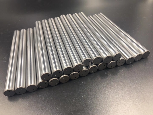 Dia 3mm - 26mm Tungsten Carbide Rods With Two Straight Hole / Helix Coolant Hole